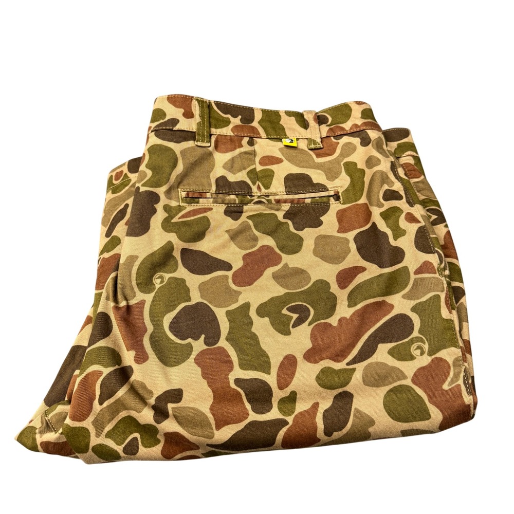 Duck Head Pants Mens 40x34 Gold School Khaki Camo Hunting Chino Classic Fit